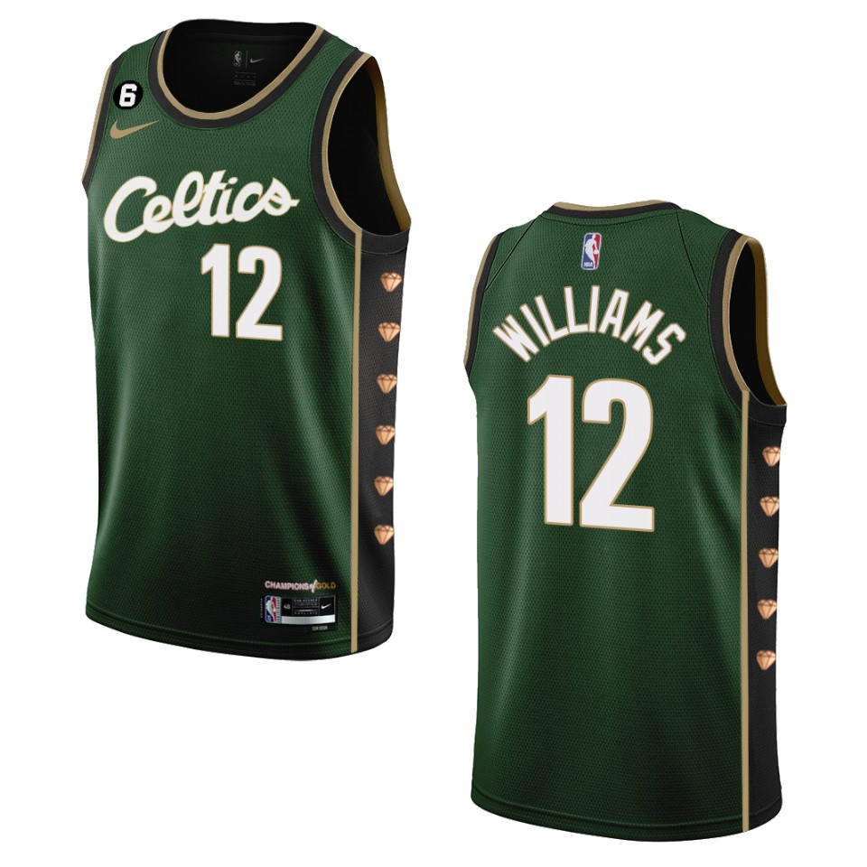 Boston Celtics Grant Williams 2022-23 City Edition Dark Green Swingman Basketball Jersey