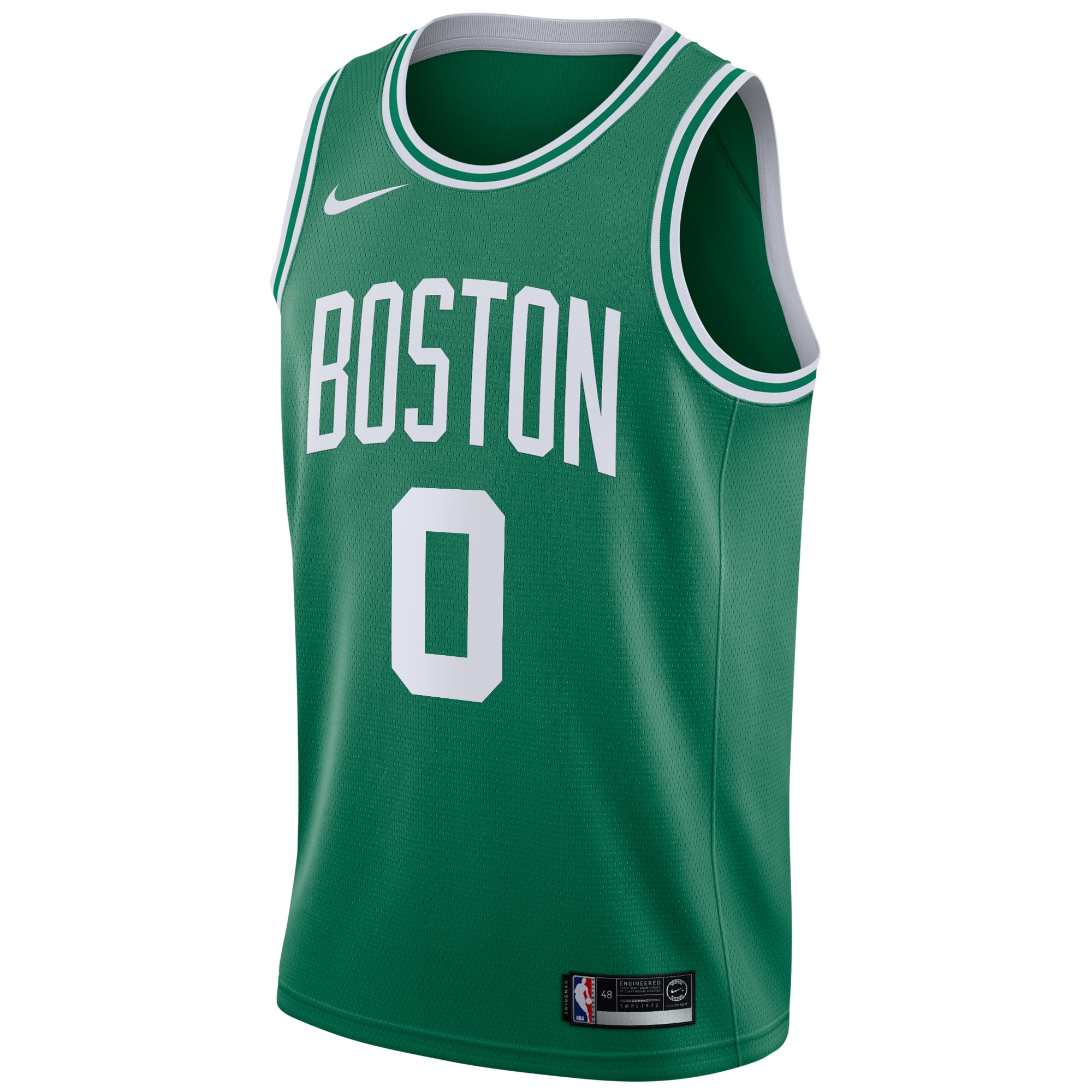 Alternative view of Boston Celtics Icon Edition NBA Finals Patch 2024 Swingman Basketball Jersey - Kelly Green - Jayson Tatum - Youth - JS968