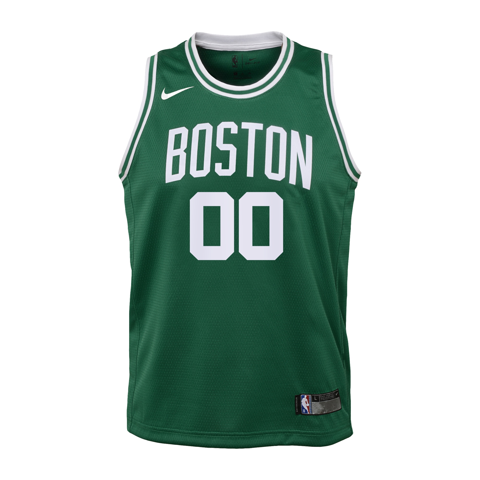 Alternative view of Boston Celtics Icon Swingman Basketball Jersey - Custom - Youth - JS311
