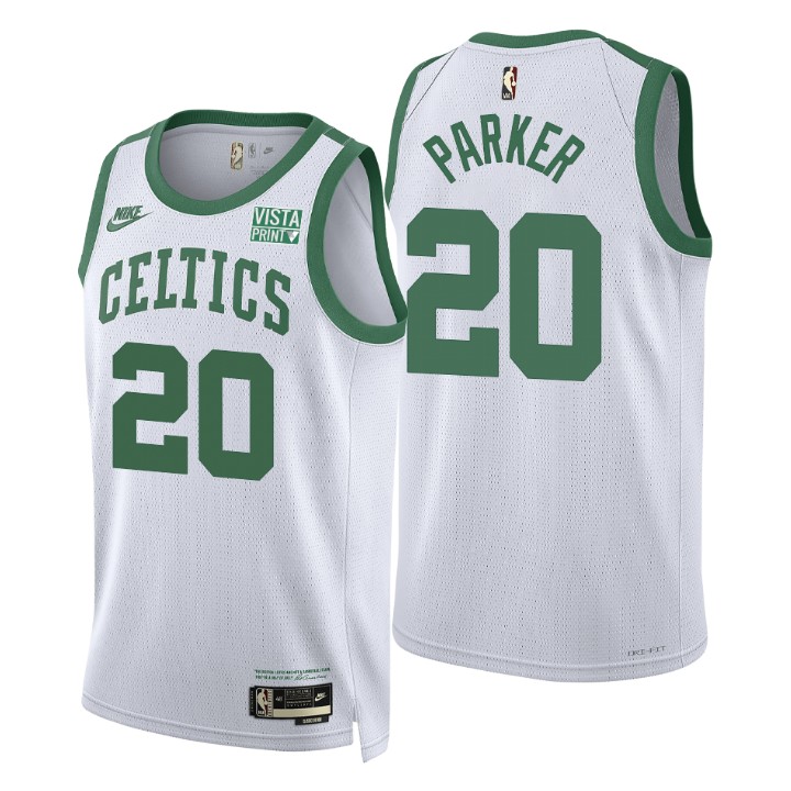 Boston Celtics Jabari Parker Classic Edition Year Zero Basketball Jersey 75th Season