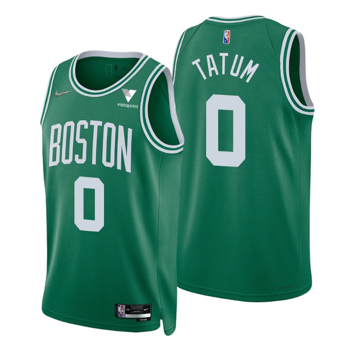Boston Celtics Jayson Tatum 75th Anniversary Diamond Basketball Jersey Icon