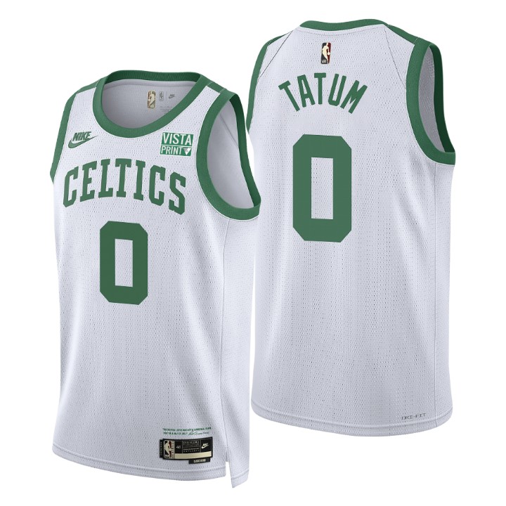 Boston Celtics Jayson Tatum Classic Edition Year Zero Basketball Jersey 75th Season