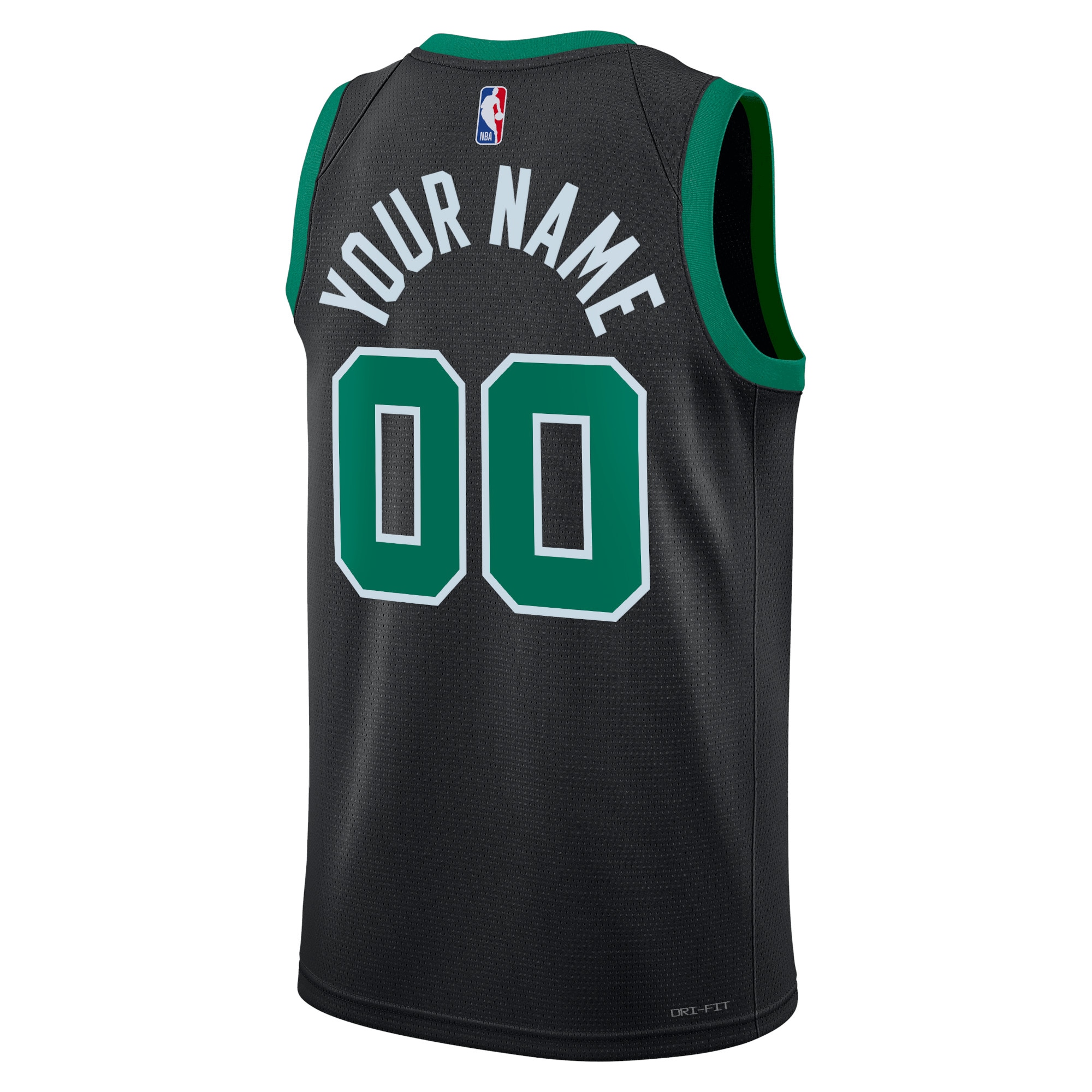 Alternative view of Boston Celtics Jordan Statement Swingman Basketball Jersey - Custom - Unisex - JS946