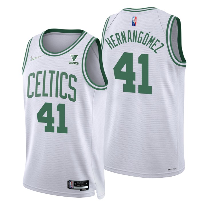 Boston Celtics Juancho Hernangomez 75th Anniversary Diamond Basketball Jersey Association