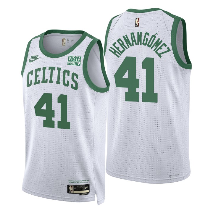Boston Celtics Juancho Hernangomez Classic Edition Year Zero Basketball Jersey 75th Season