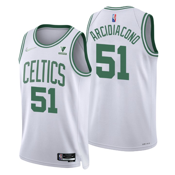 Boston Celtics Ryan Arcidiacono 75th Anniversary Diamond Basketball Jersey Association