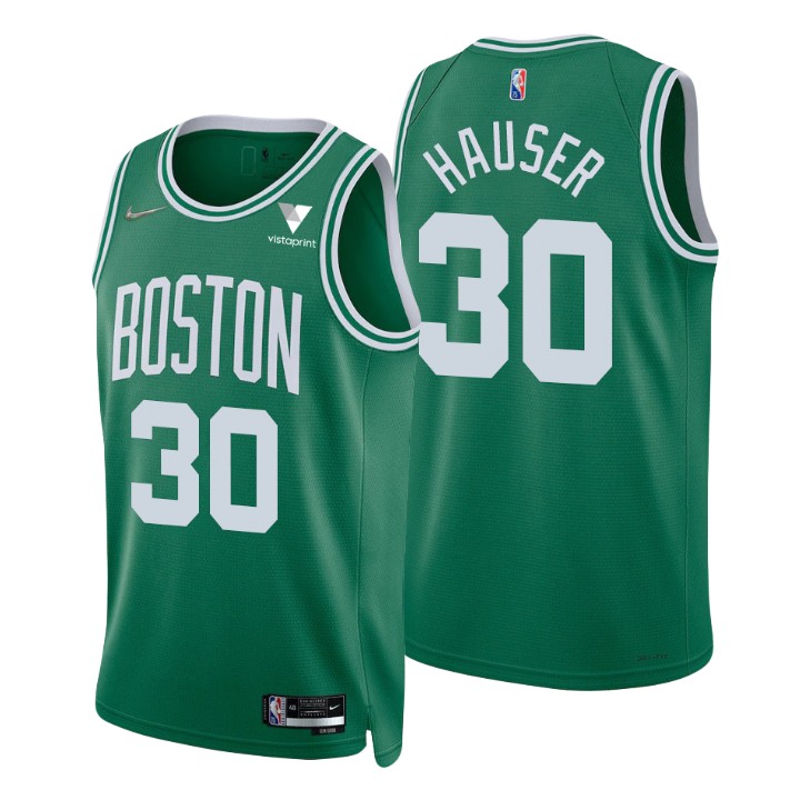 Boston Celtics Sam Hauser 75th Anniversary Diamond Basketball Jersey Icon