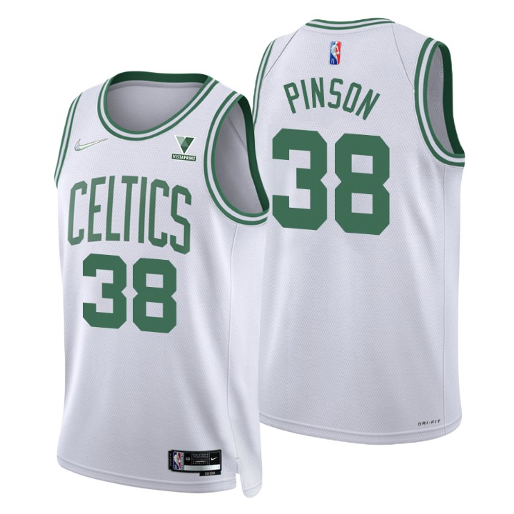 Boston Celtics Theo Pinson 75th Anniversary Diamond Basketball Jersey Association