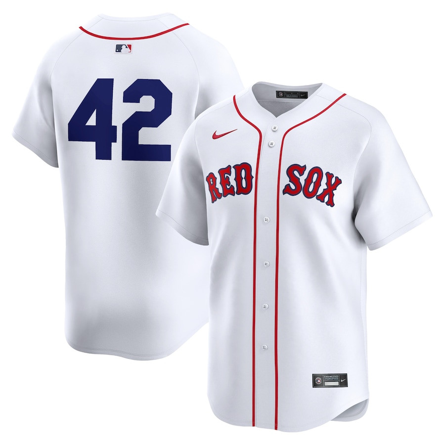 Boston Red Sox 2024 Jackie Robinson Day Home Men Limited Jersey - White