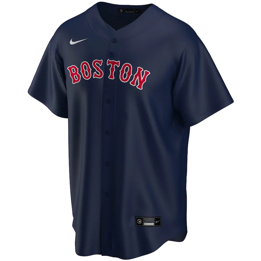 Alternative view of Boston Red Sox Alternate 2020 Replica Jersey ÃƒÂ¢Ã¢â€šÂ¬Ã¢â‚¬Å“ Navy