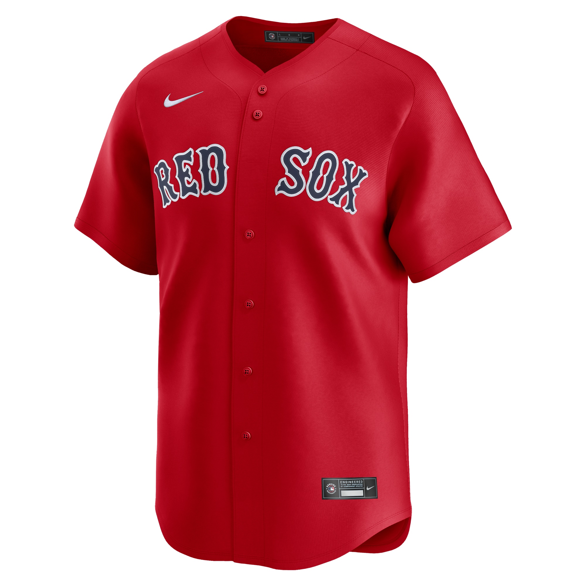 Alternative view of Boston Red Sox Alternate Limited Custom JerseyÃƒâ€šÃ‚Â ÃƒÂ¢Ã¢â€šÂ¬Ã¢â‚¬Å“ Red