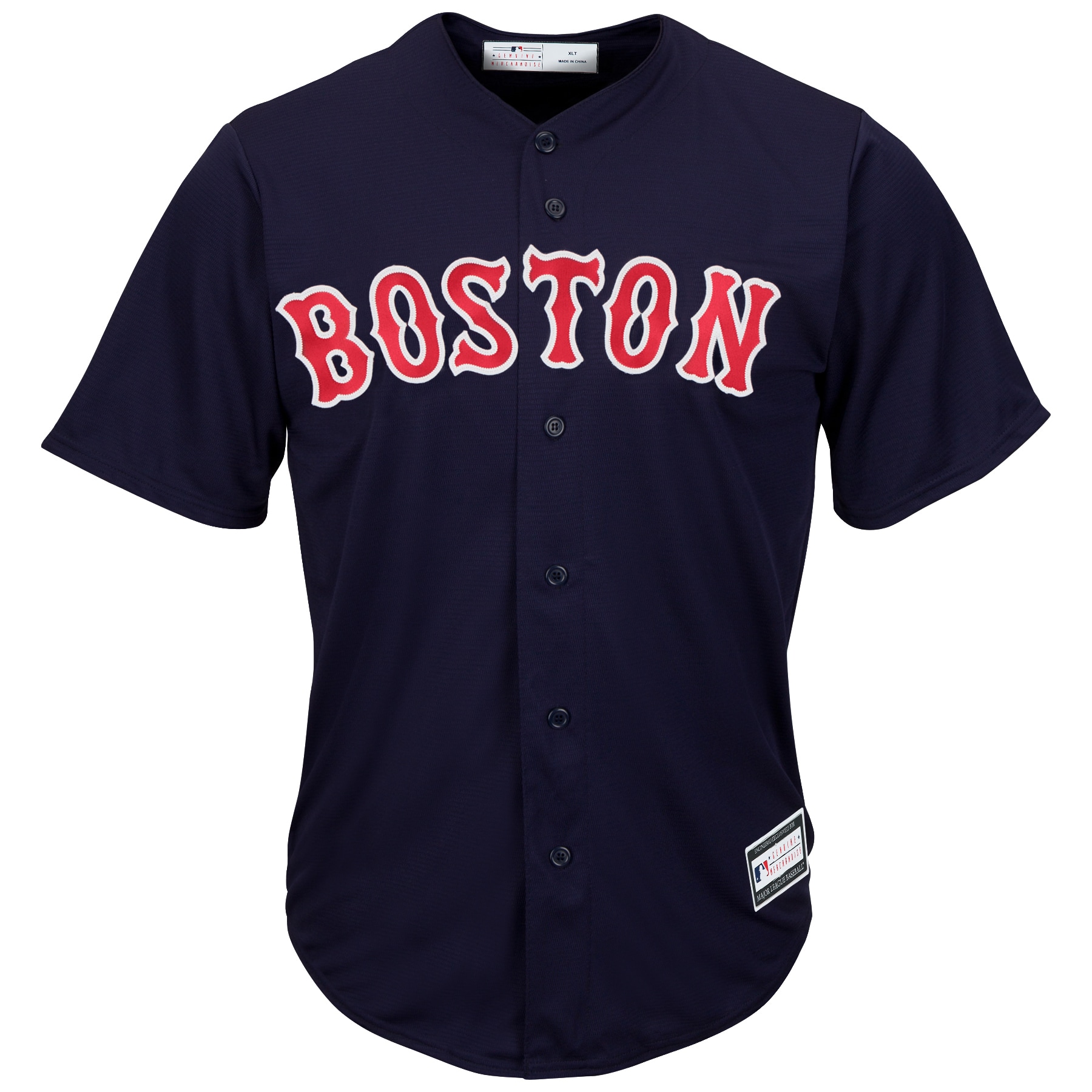 Alternative view of Boston Red Sox Big & Tall Replica Team Baseball Jersey - Navy