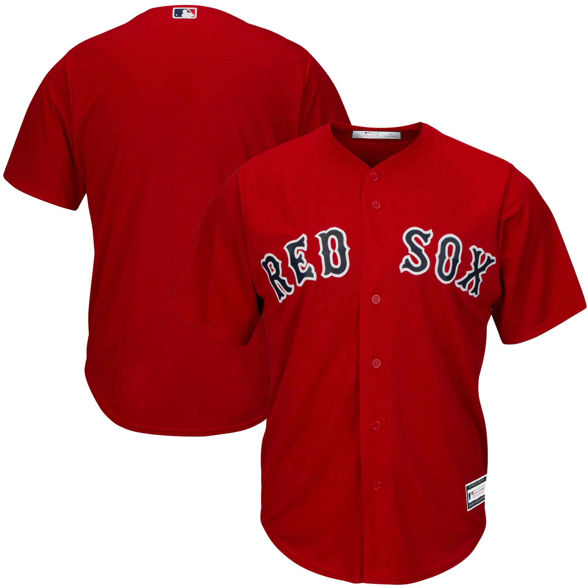 Boston Red Sox Big & Tall Replica Team Baseball Jersey – Red