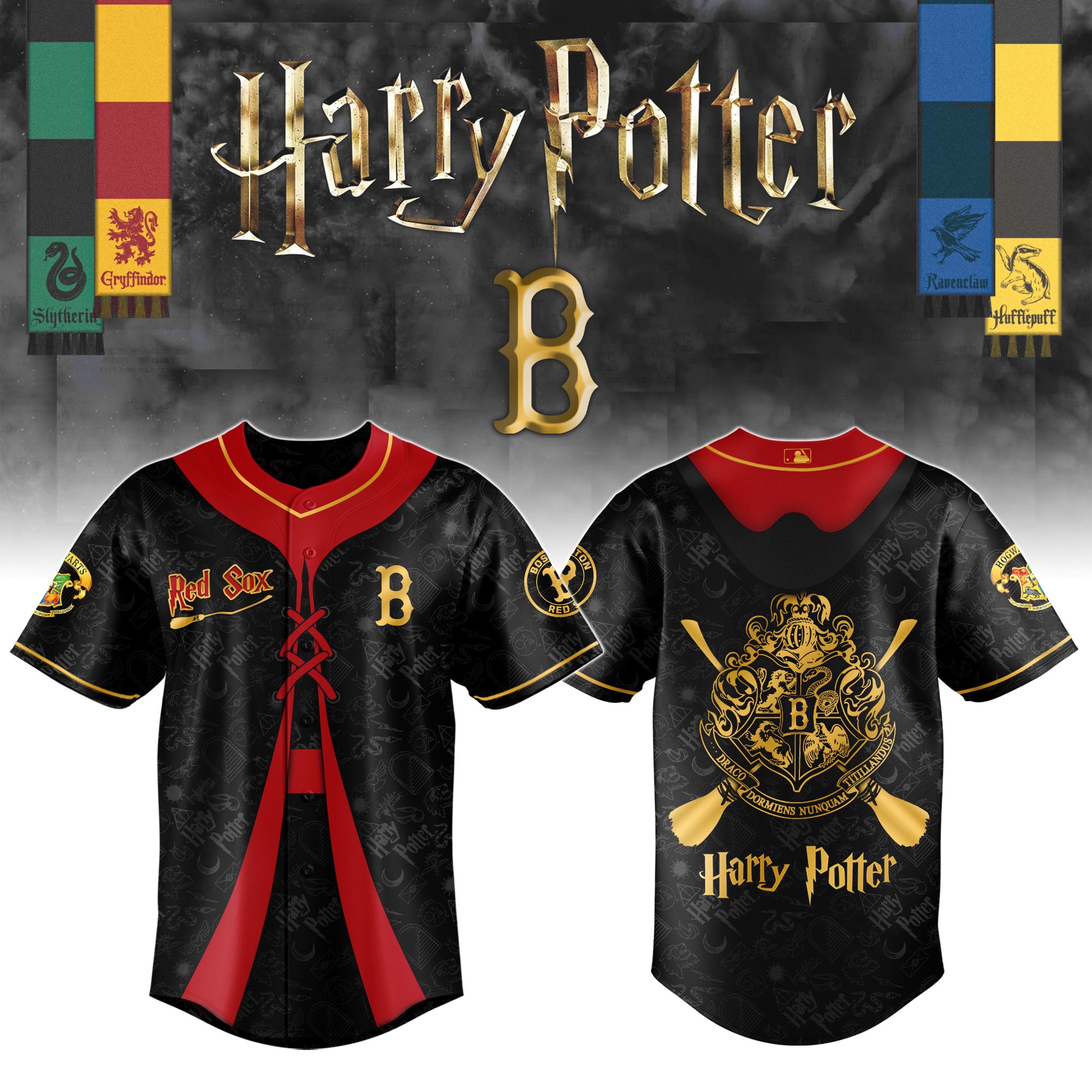Boston Red Sox Mlb X Harry Potter Night Jersey
