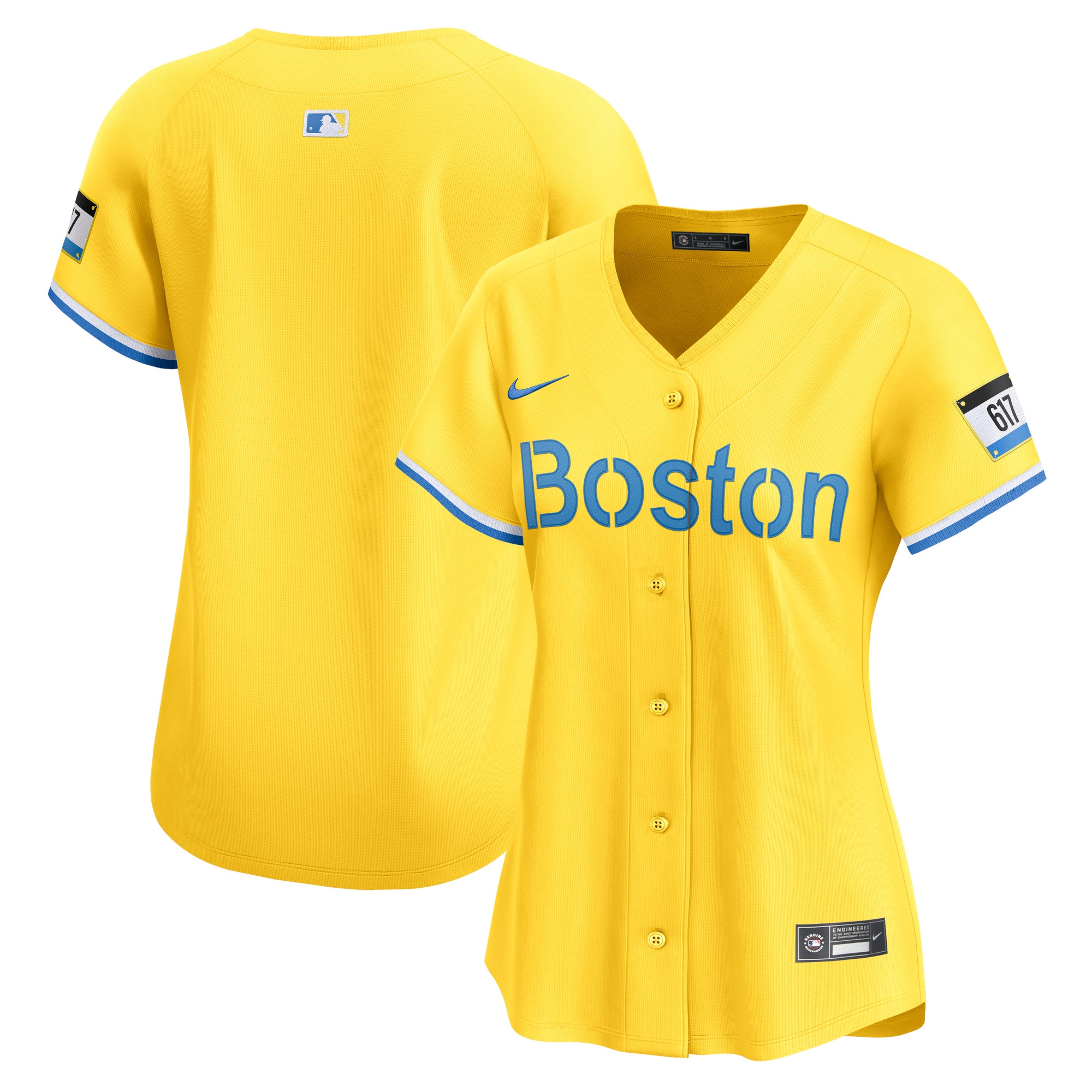 Boston Red Sox Women's City Connect Limited Jersey - Gold