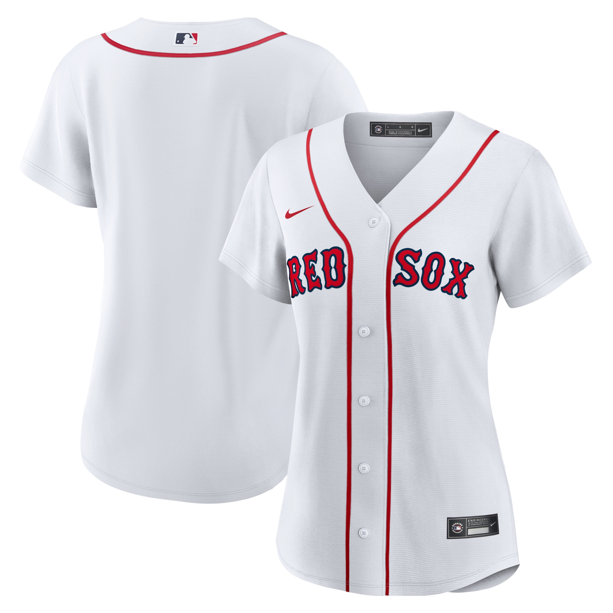 Boston Red Sox Women's Home Replica Team Baseball Jersey - White