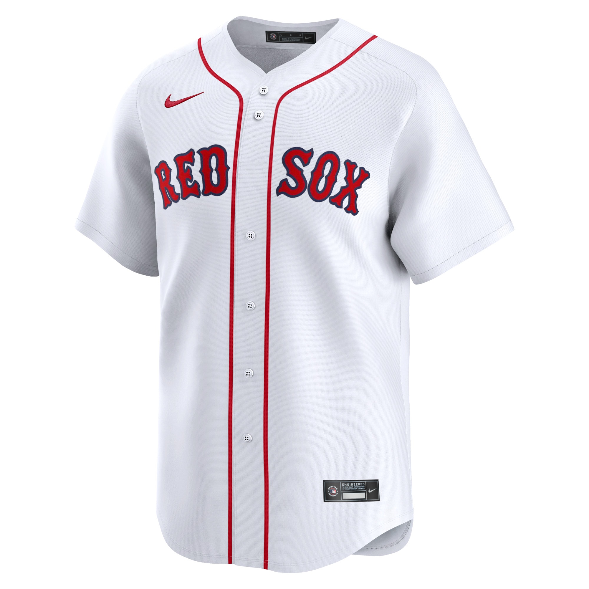 Alternative view of Boston Red Sox Youth Home Limited Custom Jersey - White