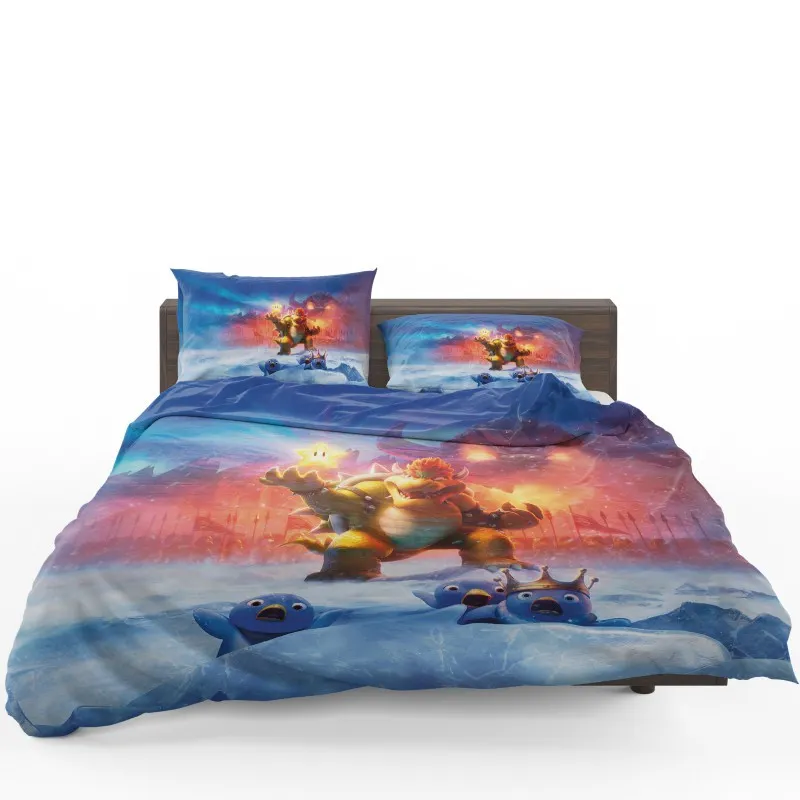 Bowsers Revenge Mario Bros Unleashed Bedding Set - Custom Bedding Set