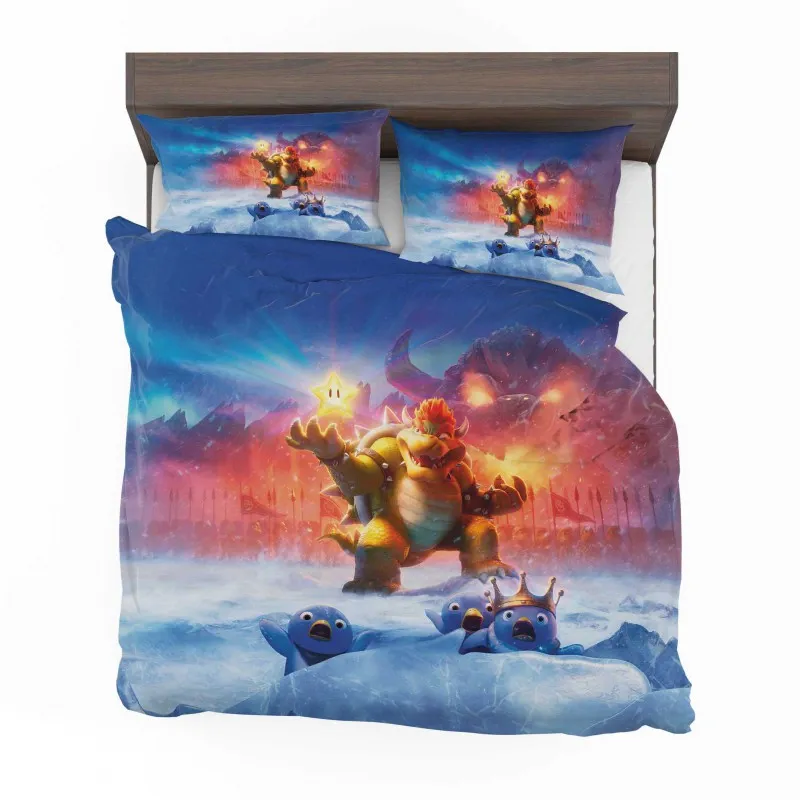 Alternative view of Bowsers Revenge Mario Bros Unleashed Bedding Set - Custom Bedding Set