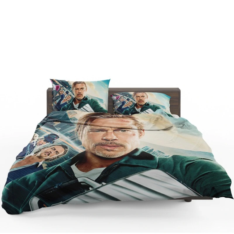 Brad Pitt In Bullet Train Movie Bedding Set - Custom Bedding Set