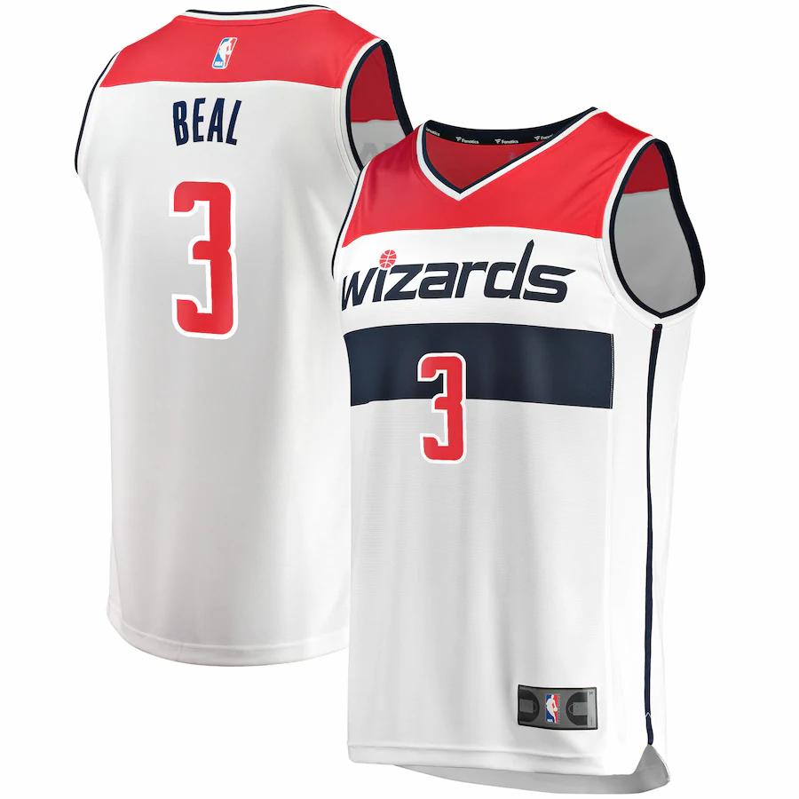 Bradley Beal Washington Wizards Fanatics Branded Fast Break Player Basketball Jersey - Association Edition - White