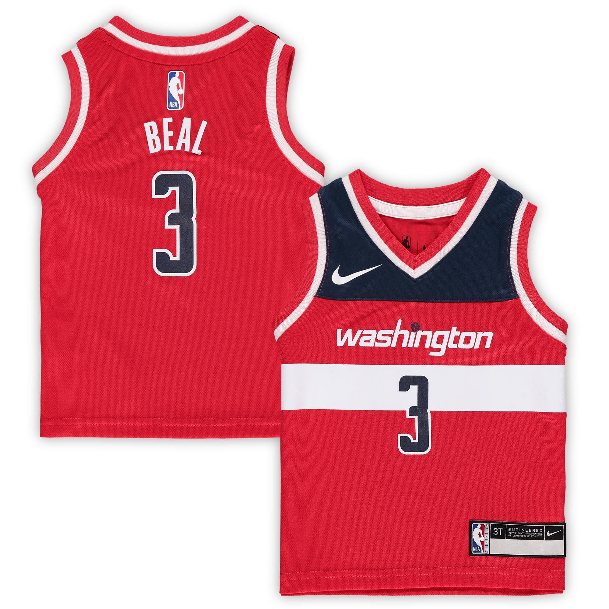Bradley Beal Washington Wizards Toddler Swingman Jersey - Red - JS281 