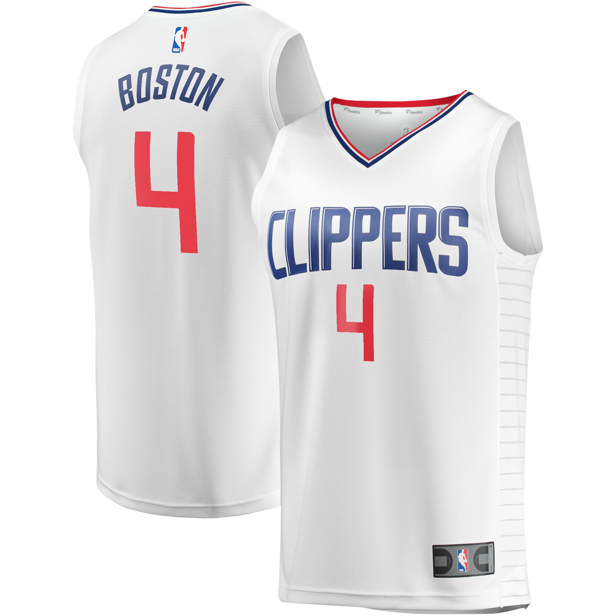 Brandon Boston La Clippers Fanatics Fast Break Player Jersey - Association Edition - White