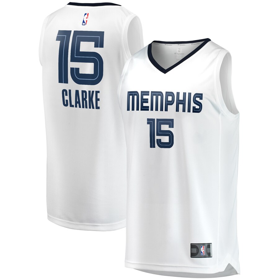 Brandon Clarke Memphis Grizzlies Fanatics Branded Youth Fast Break Replica Basketball Jersey White - Association Edition