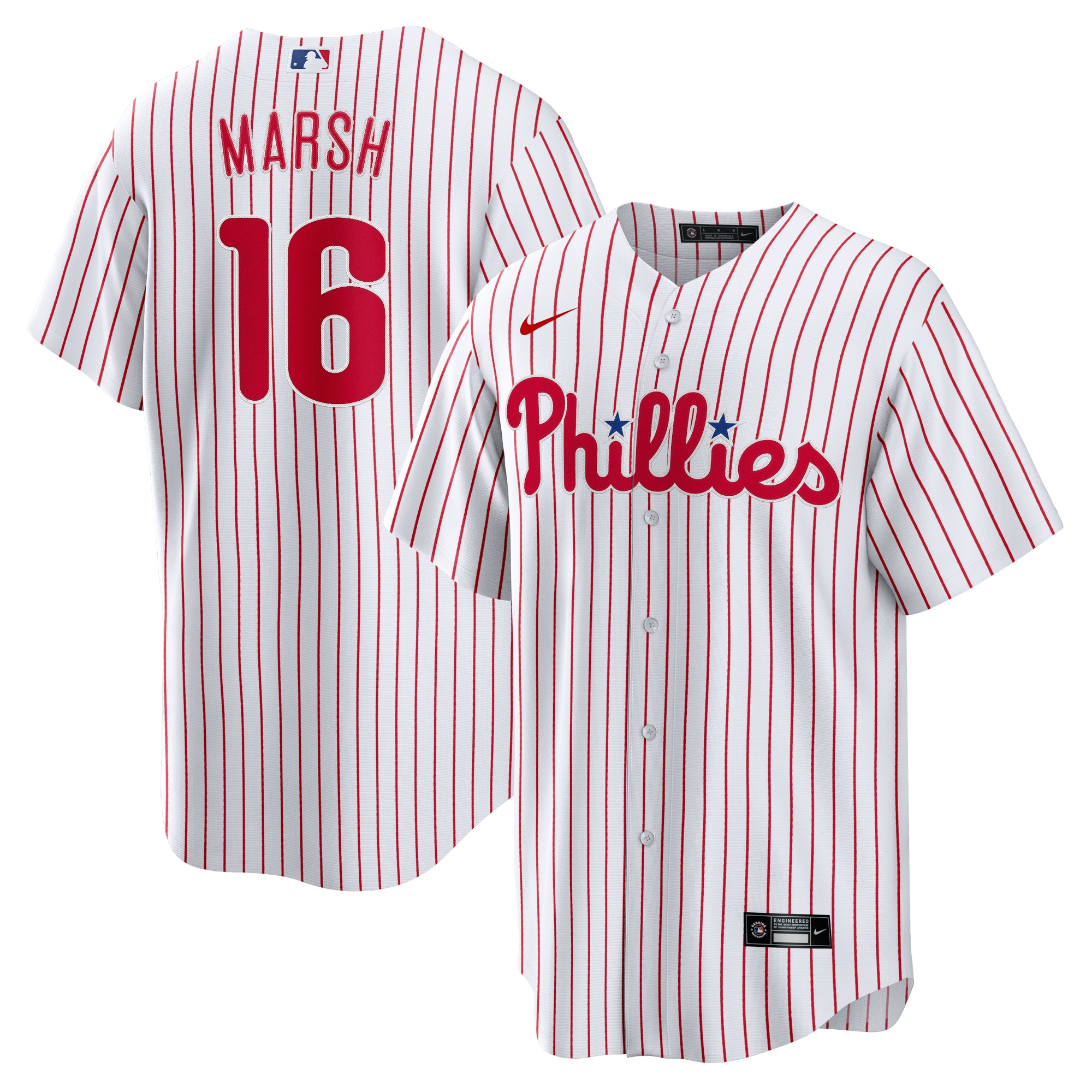 Brandon Marsh Philadelphia Phillies Replica Player Baseball Jersey - White