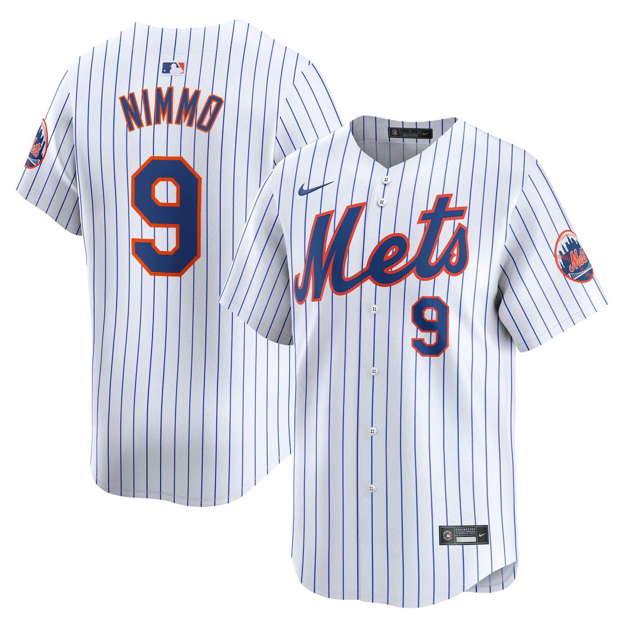 Brandon Nimmo New York Mets Home Limited Player Baseball Jersey - White