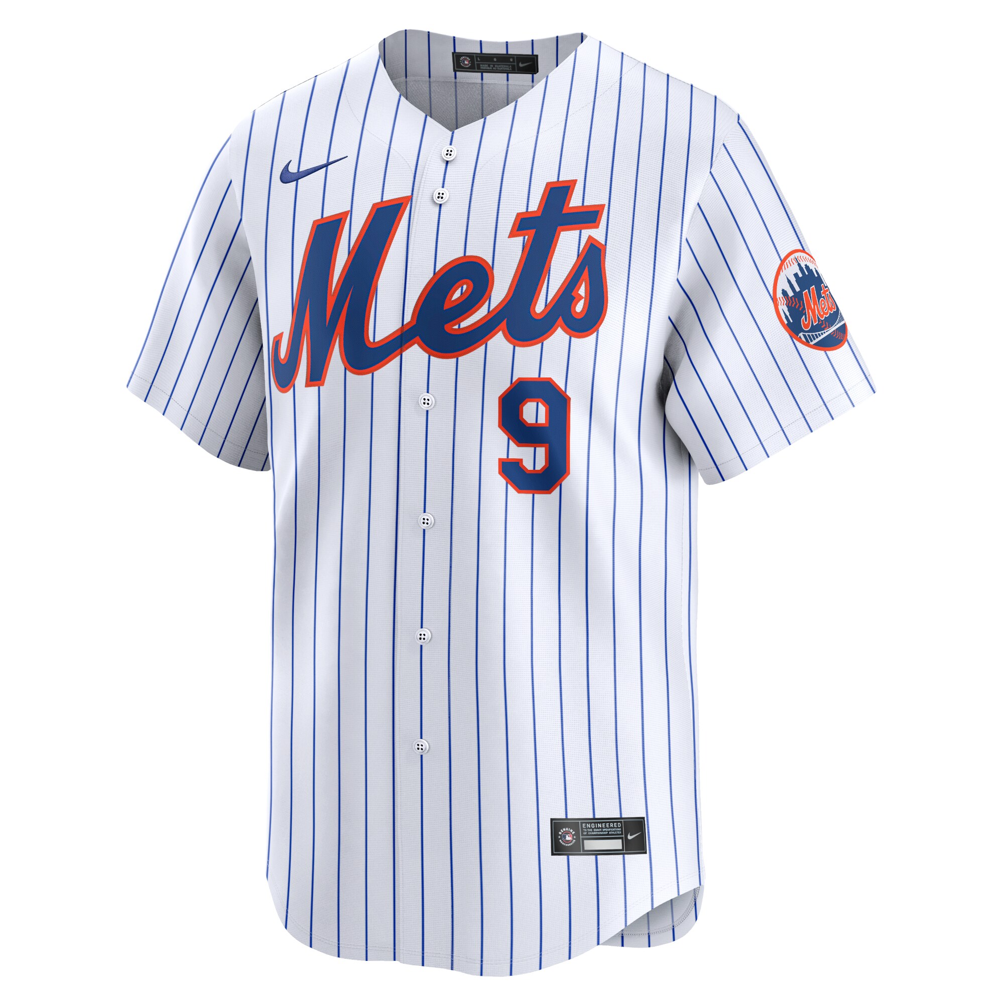 Alternative view of Brandon Nimmo New York Mets Home Limited Player Baseball Jersey - White