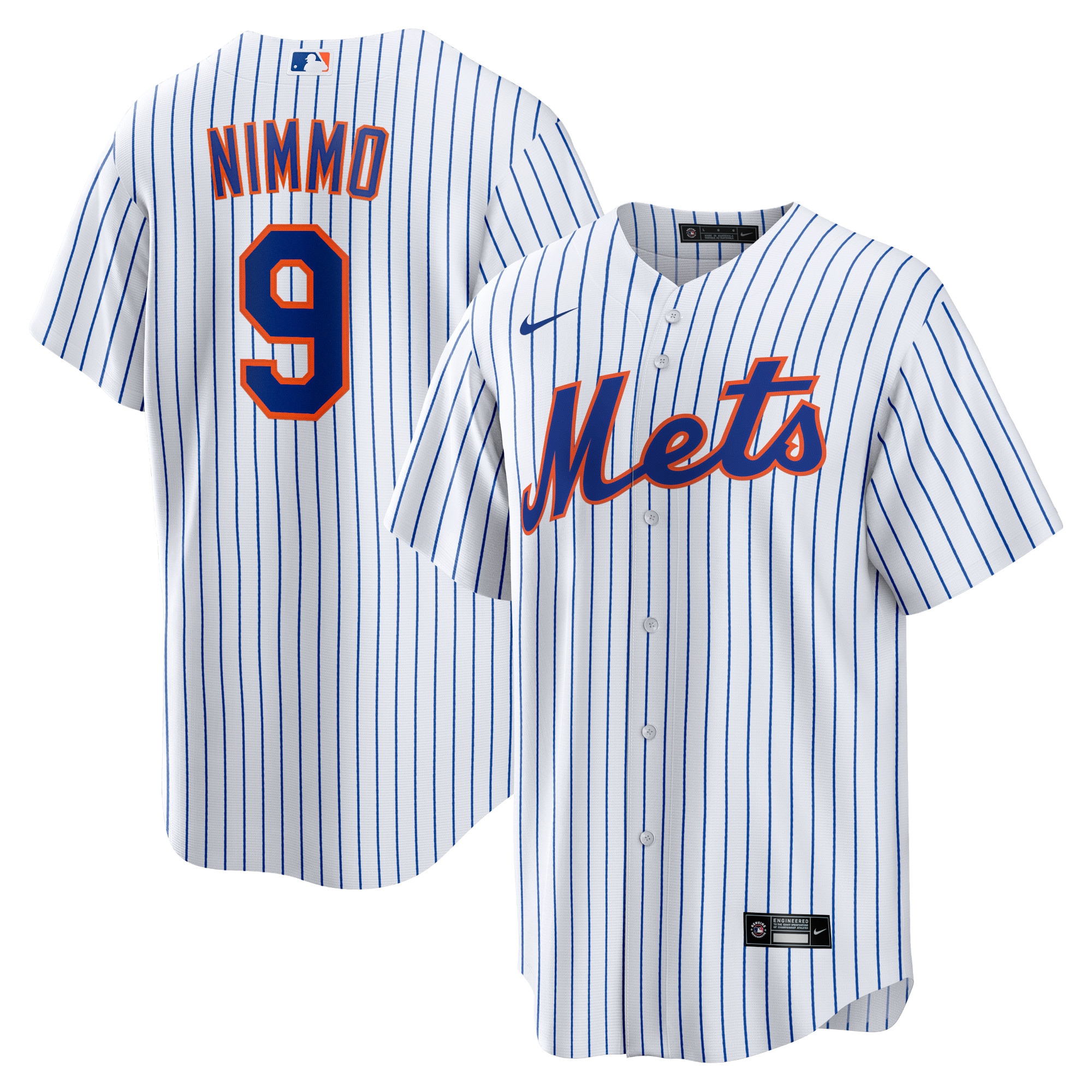 Brandon Nimmo New York Mets Home Official Replica Player Baseball Jersey - White