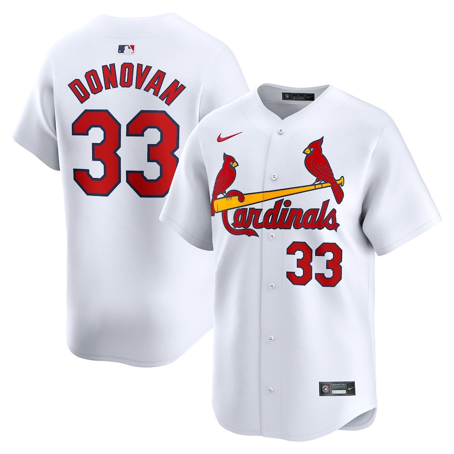 Brendan Donovan 33 St. Louis Cardinals Home Limited Men Baseball Jersey - White 
