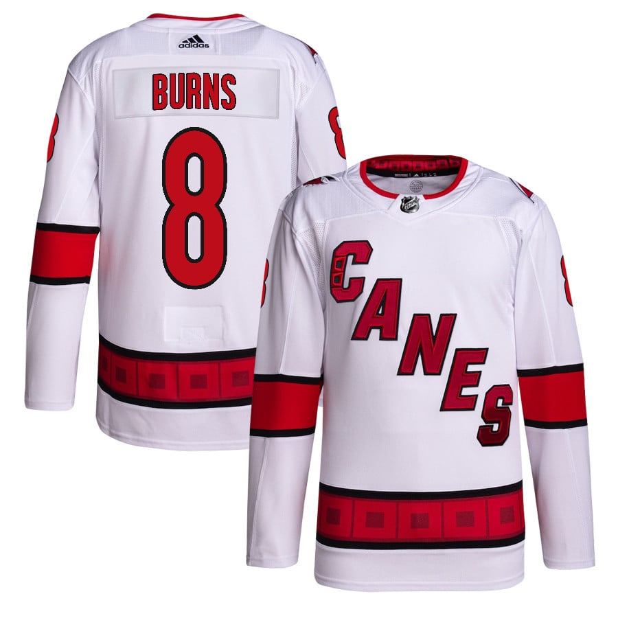 Brent Burns 8 Carolina Hurricanes Away Primegreen Hockey Jersey - Men, White - JS921 