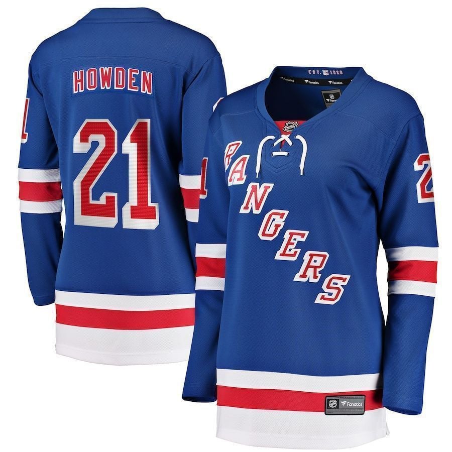 Brett Howden New York Rangers Women's Home Breakaway Player Hockey Jersey - Blue - JS882 
