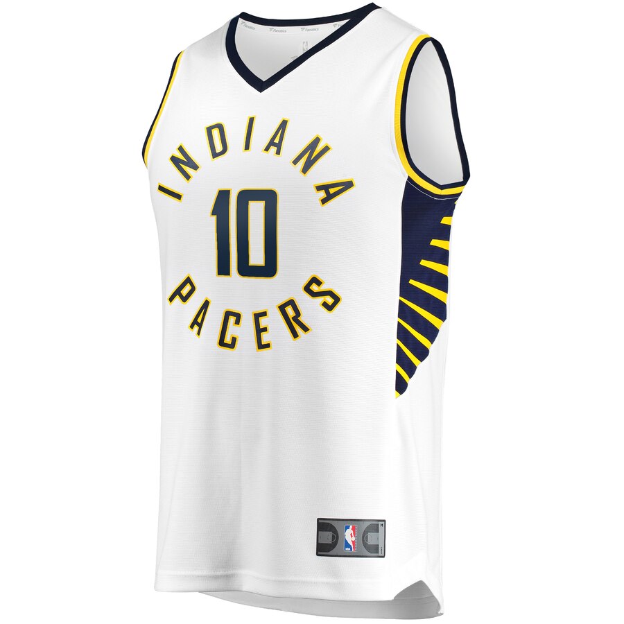 Alternative view of Brian Bowen Ii Indiana Pacers Fanatics Branded Fast Break Replica Basketball Jersey White - Association Edition