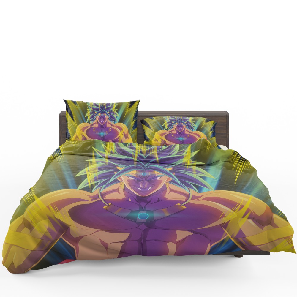 Broly Dragon Ball Japanese Anime Bedding Set - Custom Bedding Set