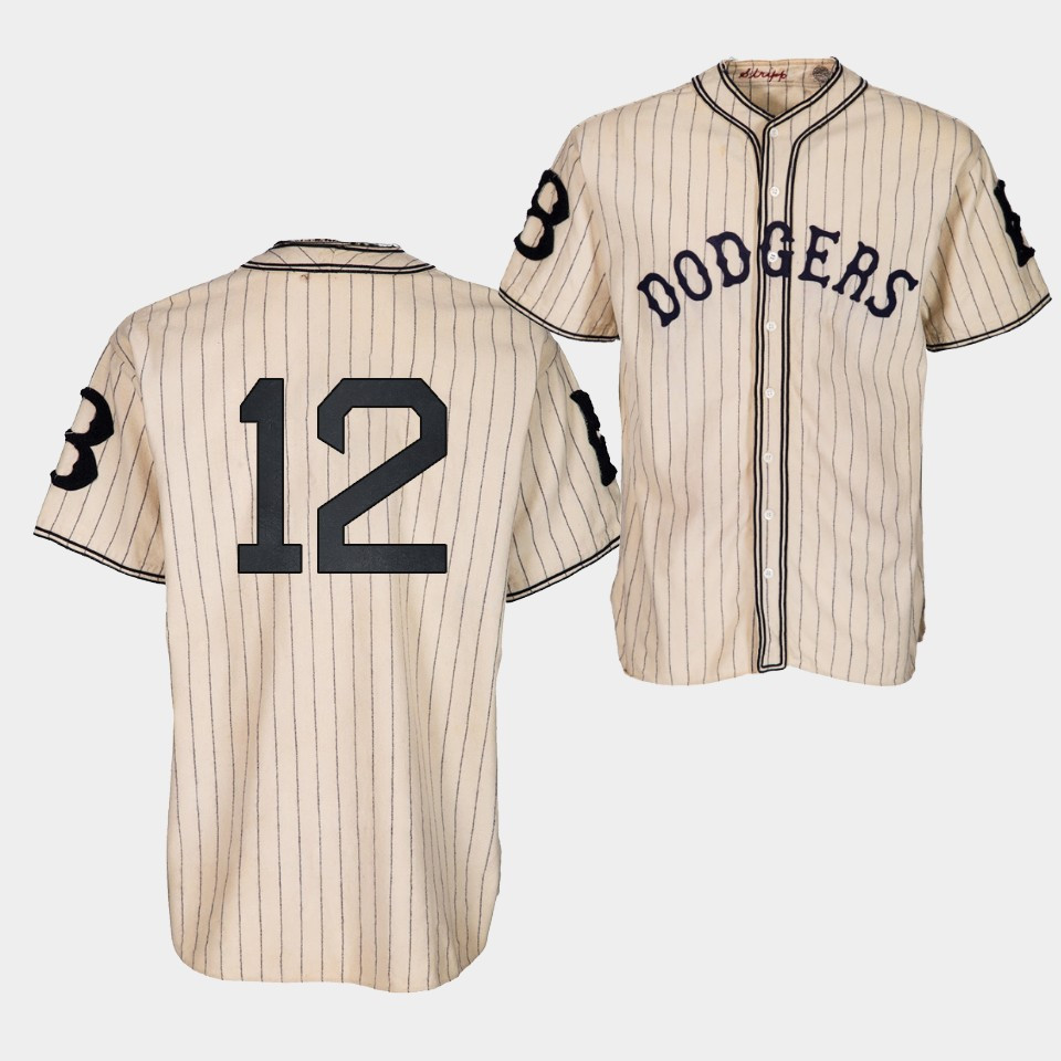 Brooklyn Dodgers Joey Gallo 1933 Heritage 12 Gold Pinstripe Baseball Jersey