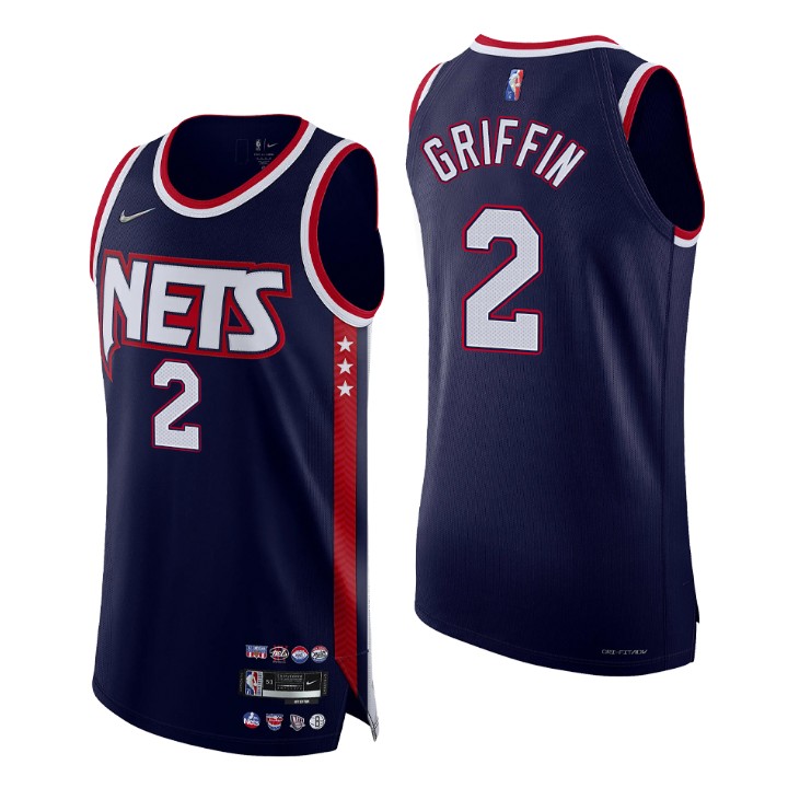 Brooklyn Nets Blake Griffin 2021-22 75th Anniversary Authentic Basketball Jersey City