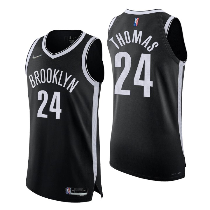 Brooklyn Nets Cameron Thomas 2021-22 75th Anniversary Diamond Basketball Jersey Authentic Icon