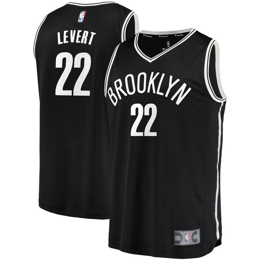 Brooklyn Nets Caris Levert Fanatics Branded Youth Fast Break Player Basketball Jersey - Icon Edition - Black