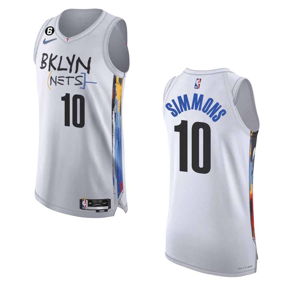 Brooklyn Nets City Edition Ben Simmons 2022-23 White Basketball Jersey