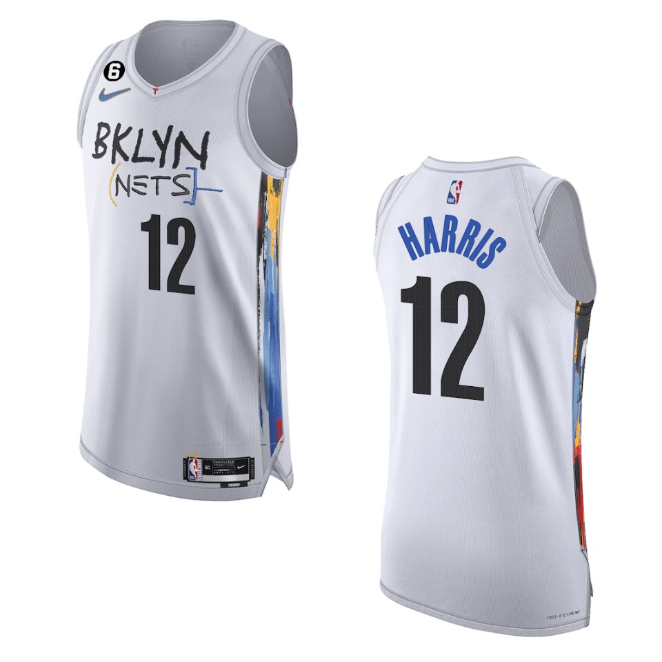 Brooklyn Nets City Edition Joe Harris 2022-23 White Jersey