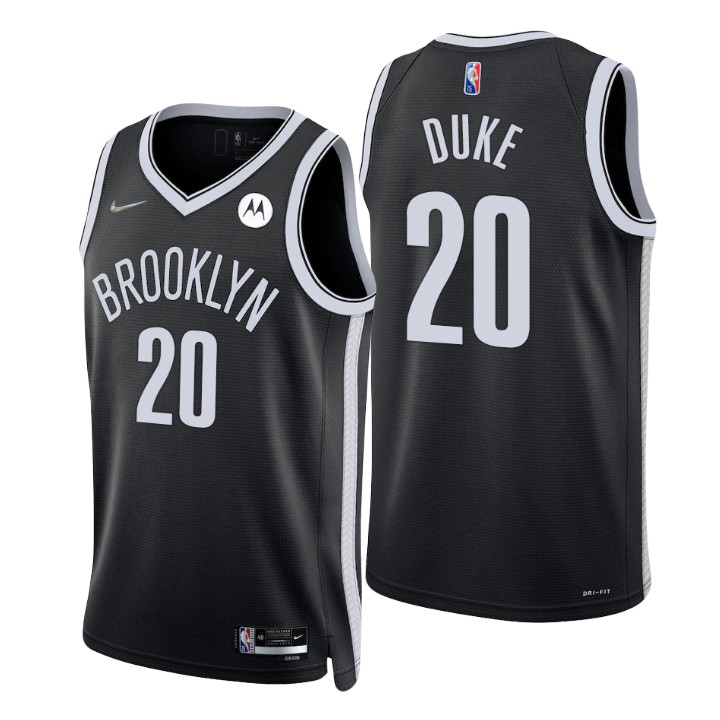 Brooklyn Nets David Duke 75th Anniversary Diamond Basketball Jersey Icon