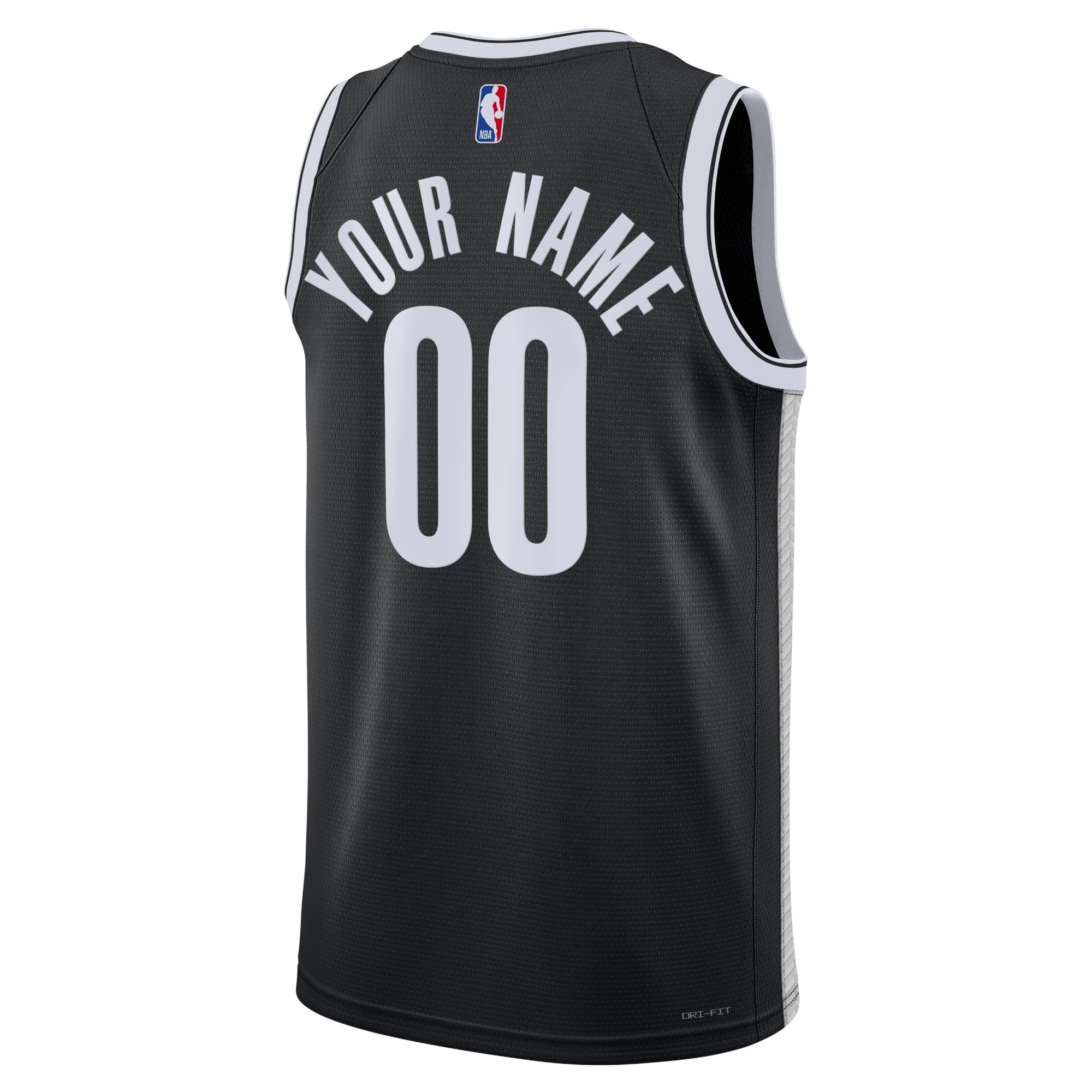 Alternative view of Brooklyn Nets Icon Swingman Jersey - Custom - Unisex - JS216 
