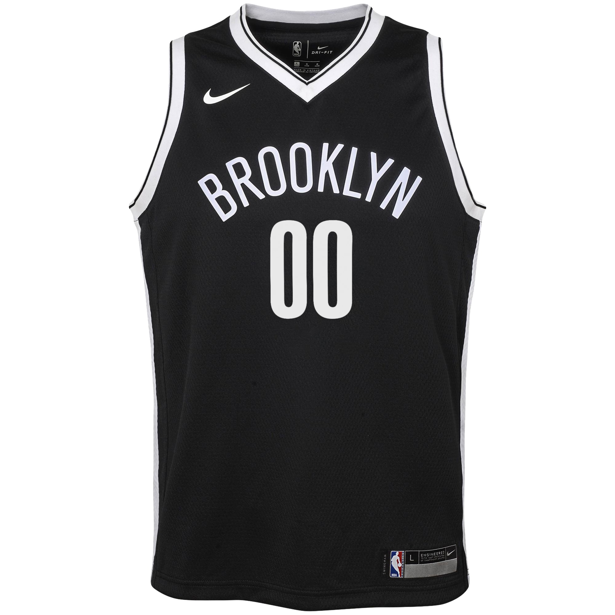 Alternative view of Brooklyn Nets Icon Swingman Jersey - Custom - Youth - JS130 