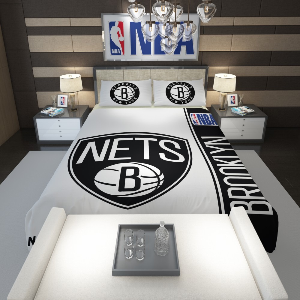 Brooklyn Nets NBA Basketball Comforter - Custom Bedding Set