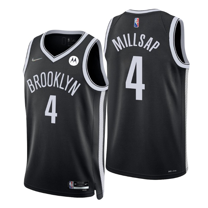 Brooklyn Nets Paul Millsap 75th Anniversary Diamond Basketball Jersey Icon