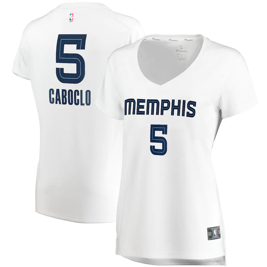 Bruno Caboclo Memphis Grizzlies Fanatics Branded Women's Fast Break Player Basketball Jersey - Association Edition - White