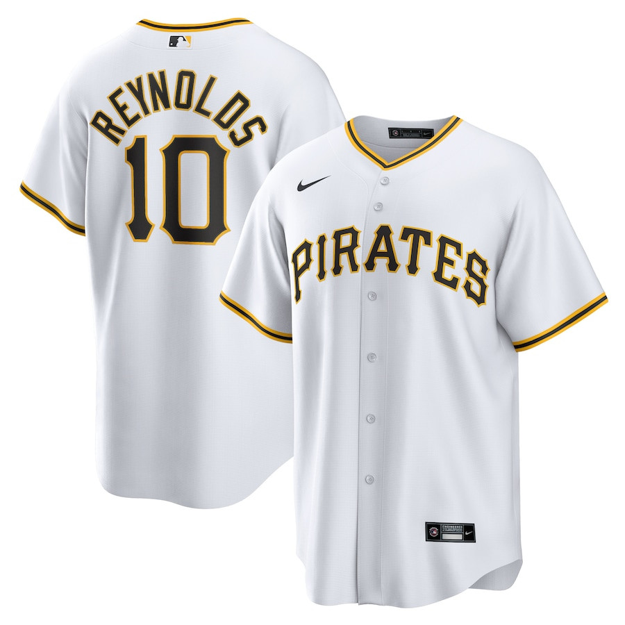Bryan Reynolds 10 Pittsburgh Pirates Men Jersey - White 